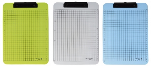 Clipboard standard Office box, A4, transparent PP, culori asortate